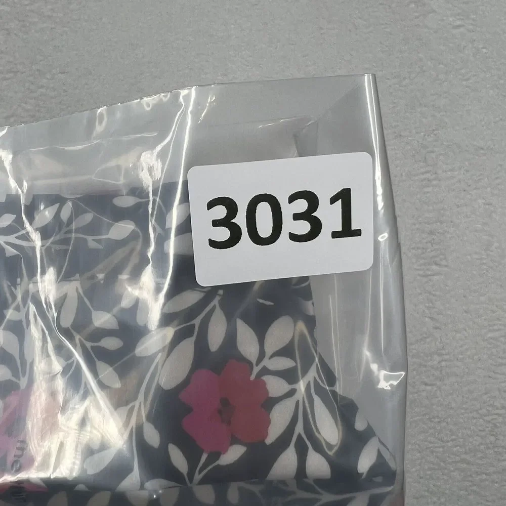 Kate Spade‎ Sleep Shirt Womens XS Black Red Floral Button Up Pajama Pocket